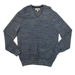 Joseph Abboud Sweater Mens XL Extra Large Spacedye V Neck Pullover Long Sleeve